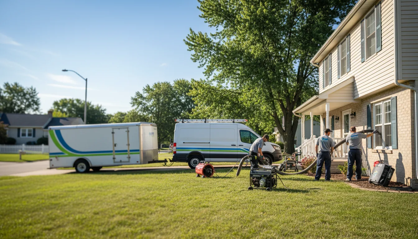 Flooded Basement Restoration And Cleanup With Repair in Davis Junction, IL near me